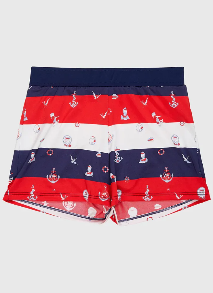 Shop Teens (8-16)^Aqua Blu Admiral Lycra Swim Shorts Admiral-1