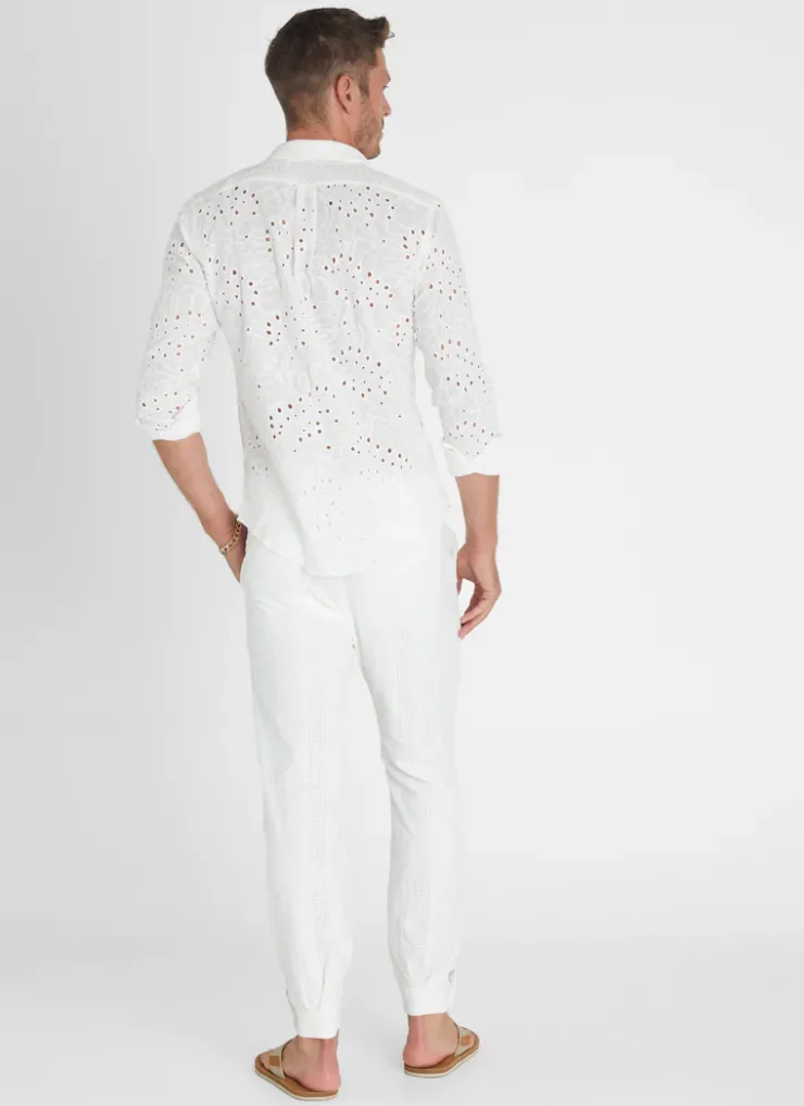 Bottoms|Bottoms^Aqua Blu Alabaster Caleb Pants