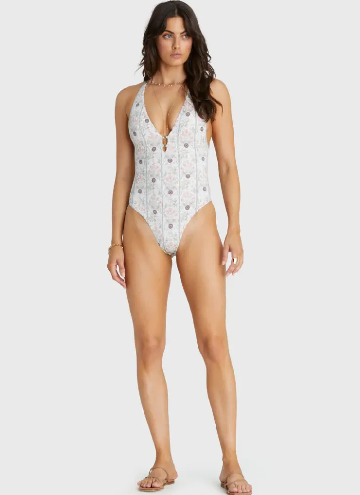 One Pieces^Aqua Blu Sienna One Piece Amaryllis