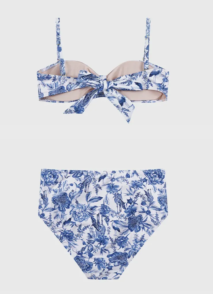Shop Teens (8-16)|Sets^Aqua Blu Bandeau Bikini Set Azalea