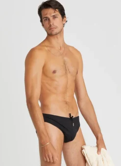 Racer Briefs^Aqua Blu Back to Basics Racer Briefs Nero