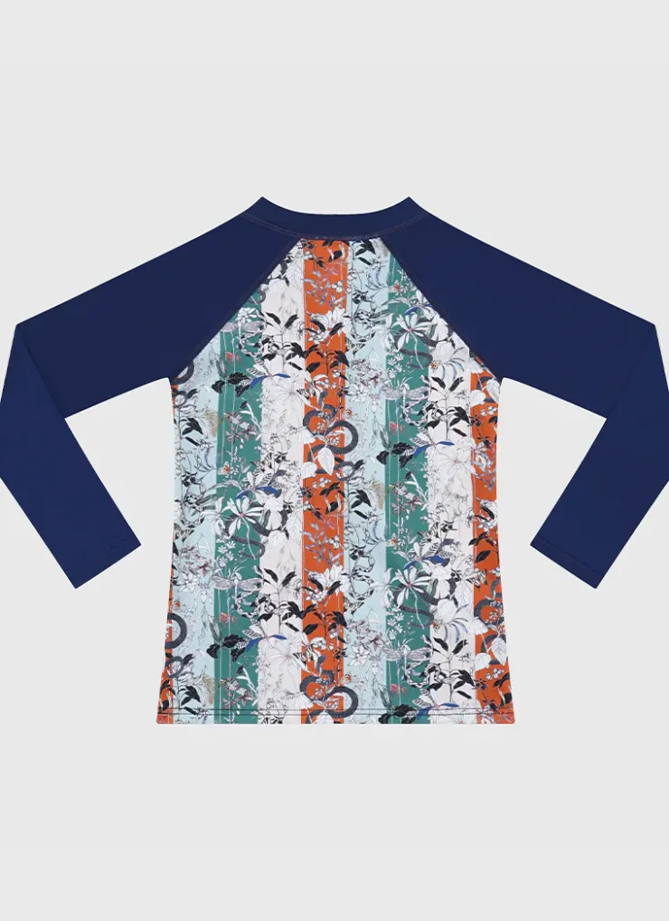 Shop Teens (8-16)^Aqua Blu Long Sleeve Rash Vest Boa