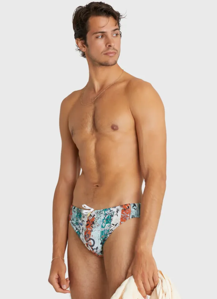 Racer Briefs^Aqua Blu Racer Briefs Boa