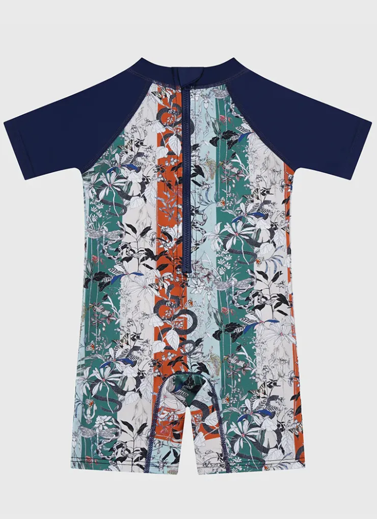 Shop Infants (00-2)|Sunsuits^Aqua Blu Sunsuit Boa