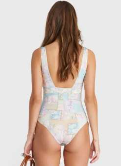 One Pieces^Aqua Blu Alana DD/E Cup One Piece Brindle