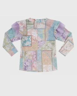 Shop Infants (00-2)|Rashies^Aqua Blu Long Sleeve Rash Vest Brindle