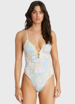 One Pieces^Aqua Blu Michelle One Piece Brindle