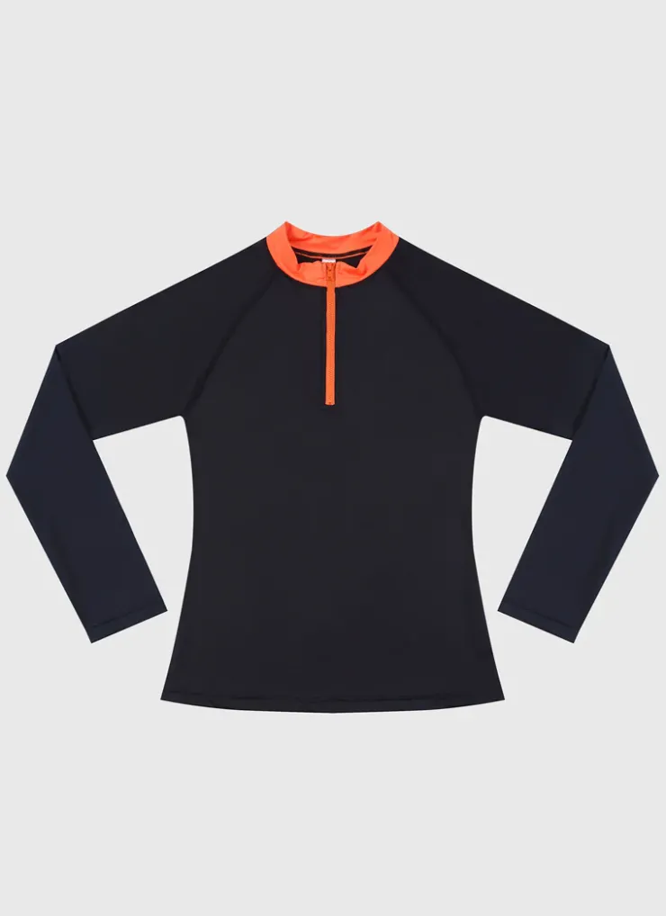 Shop Teens (8-16)|Rashies^Aqua Blu Building Blocks Long Sleeve Rash Vest