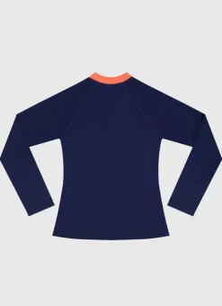 Shop Teens (8-16)|Rashies^Aqua Blu Building Blocks Long Sleeve Rash Vest