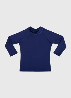 Shop Infants (00-2)^Aqua Blu Building Blocks Long Sleeve Rash Vest Black