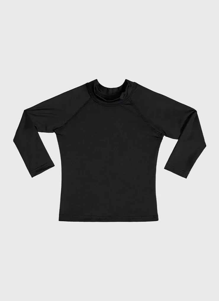 Shop Infants (00-2)^Aqua Blu Building Blocks Long Sleeve Rash Vest Black