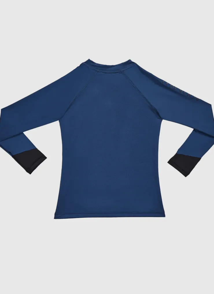 Shop Juniors (3-7)^Aqua Blu Building Blocks Long Sleeve Rash Vest (SAMPLE)