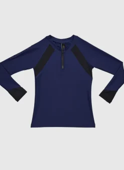 Shop Juniors (3-7)^Aqua Blu Building Blocks Long Sleeve Rash Vest (SAMPLE)