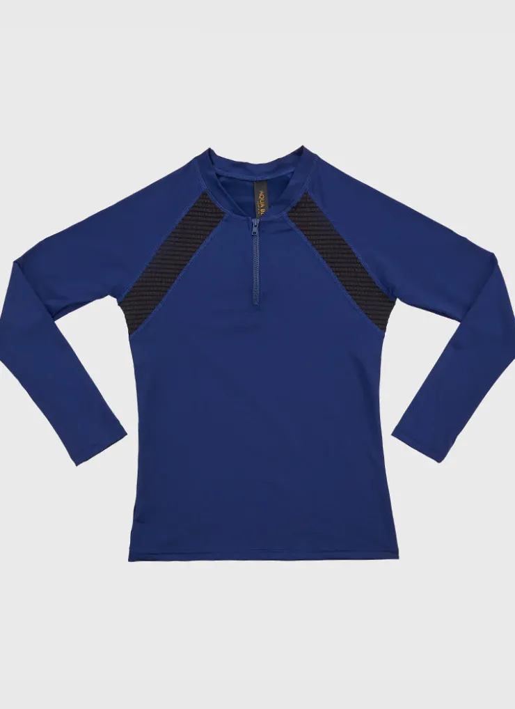 Shop Teens (8-16)|Shop Juniors (3-7)^Aqua Blu Building Blocks Long Sleeve Rash Vest