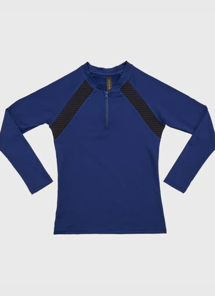 Shop Teens (8-16)|Shop Juniors (3-7)^Aqua Blu Building Blocks Long Sleeve Rash Vest