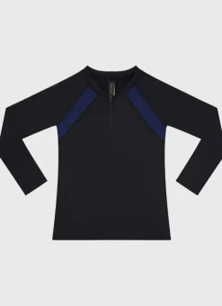 Rashies^Aqua Blu Building Blocks Long Sleeve Rash Vest
