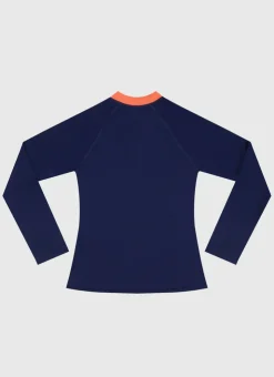 Shop Juniors (3-7)|Rashies^Aqua Blu Building Blocks Long Sleeve Rash Vest