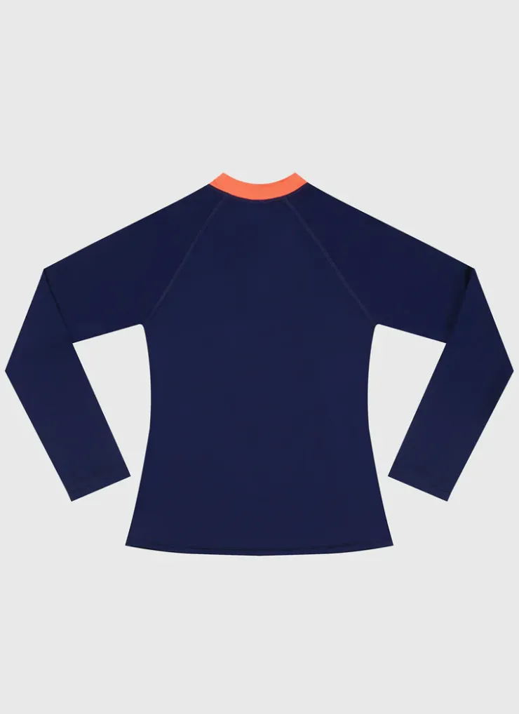 Shop Juniors (3-7)|Rashies^Aqua Blu Building Blocks Long Sleeve Rash Vest