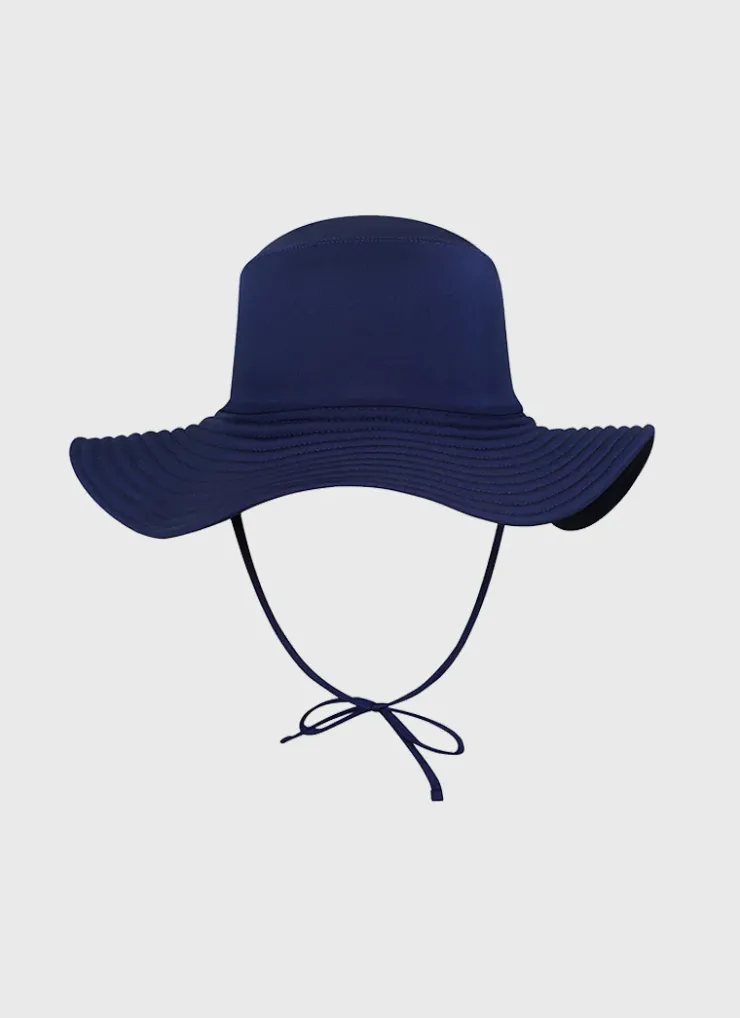Shop Infants (00-2)|Hats^Aqua Blu Building Blocks Lycra Hat