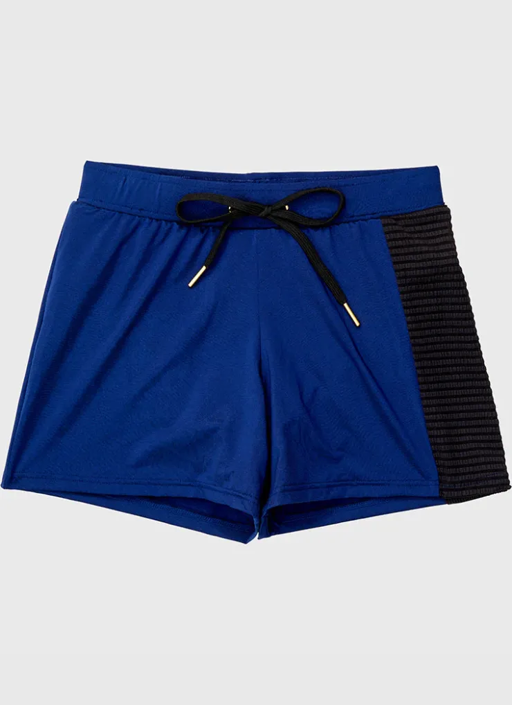 Shop Teens (8-16)|Bottoms^Aqua Blu Building Blocks Lycra Swim Shorts