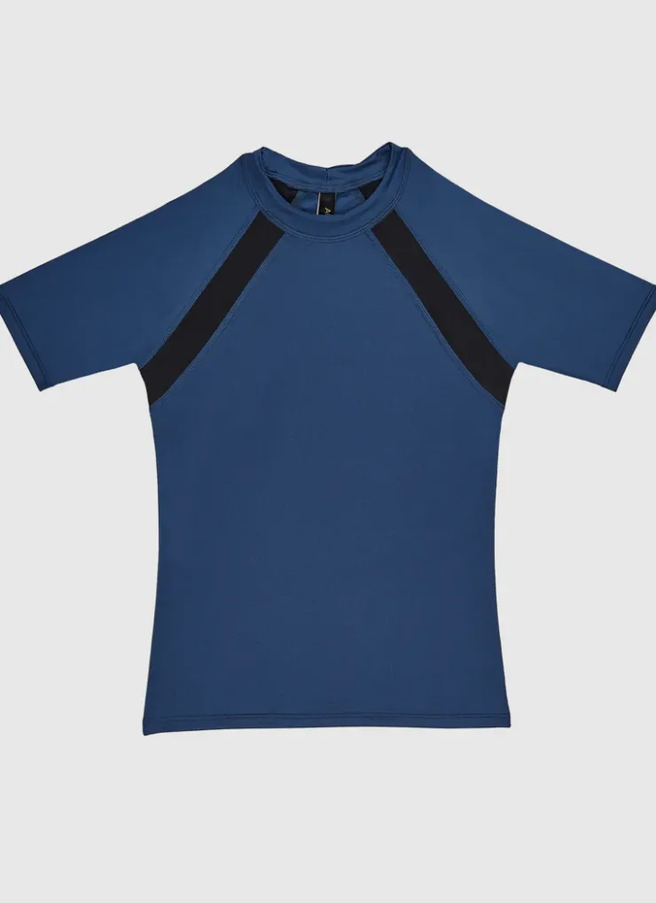 Shop Juniors (3-7)|Shop Teens (8-16)^Aqua Blu Building Blocks Short Sleeve Rash Vest