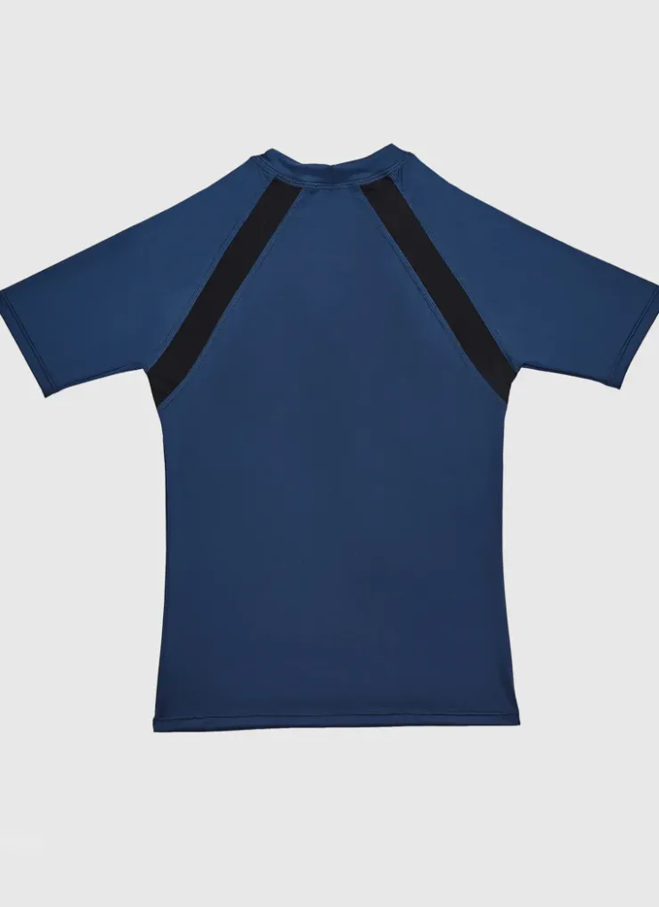 Shop Juniors (3-7)|Shop Teens (8-16)^Aqua Blu Building Blocks Short Sleeve Rash Vest
