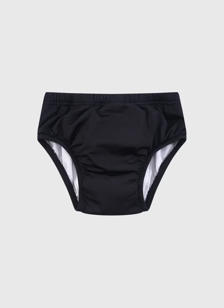 Bottoms^Aqua Blu Building Blocks Swim Nappy