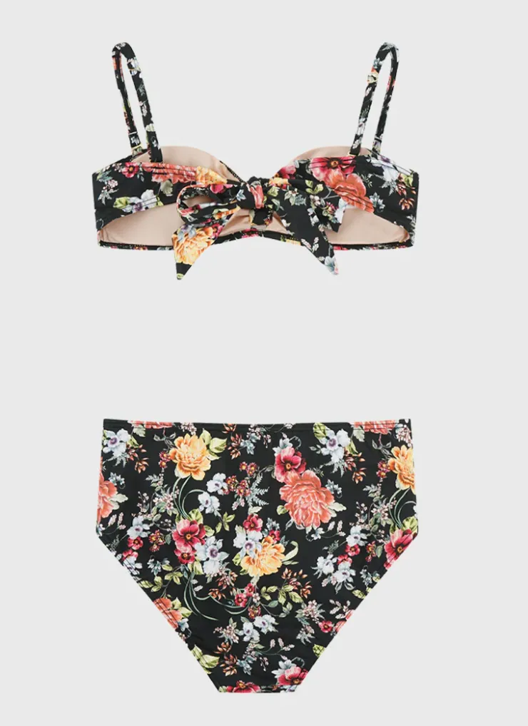 Shop Teens (8-16)|Sets^Aqua Blu Bandeau Bikini Set Camelia