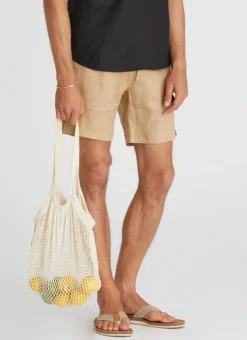 Bottoms|Bottoms^Aqua Blu Connor Shorts Caramel