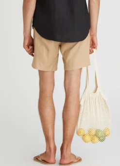 Bottoms|Bottoms^Aqua Blu Connor Shorts Caramel