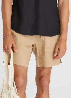 Bottoms|Bottoms^Aqua Blu Connor Shorts Caramel