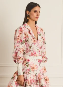 Tops^Aqua Blu Daphne Blouse Chase