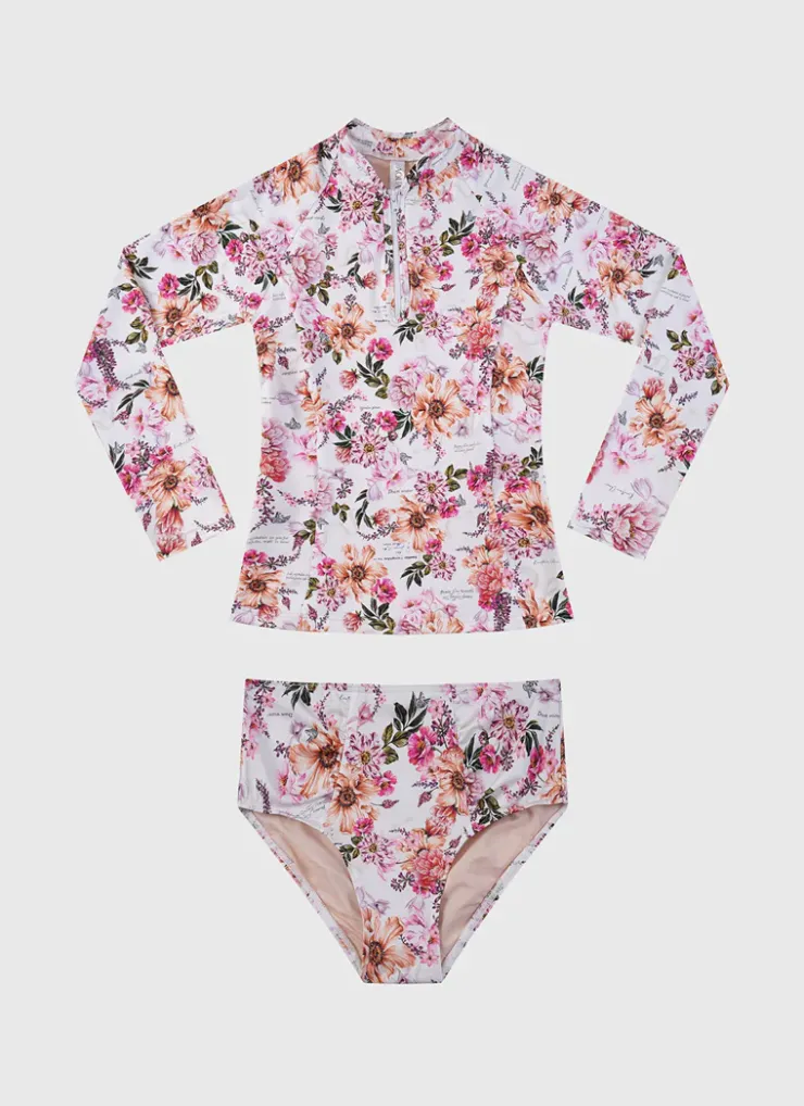 Rashies|Sets^Aqua Blu Long Sleeve Rash Vest Set (SAMPLE) Chase