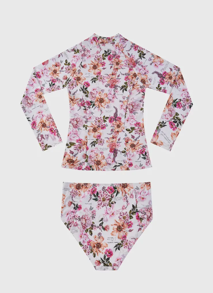 Rashies|Sets^Aqua Blu Long Sleeve Rash Vest Set (SAMPLE) Chase