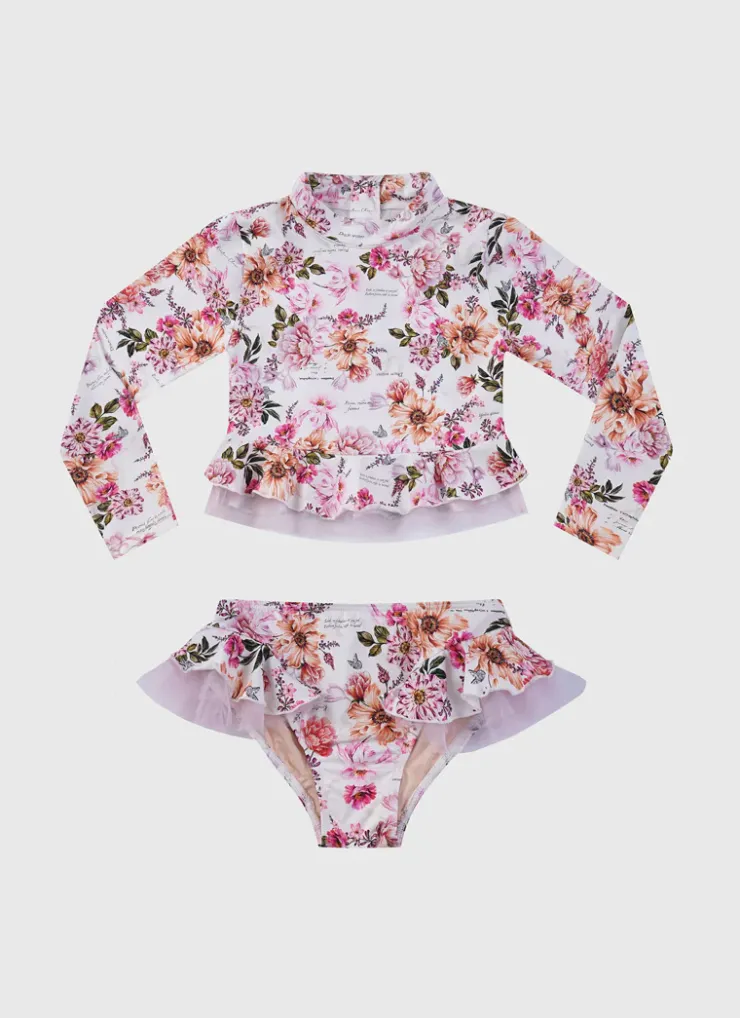 Rashies|Sets^Aqua Blu Long Sleeve Rash Vest Set Chase