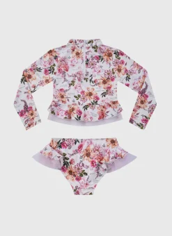 Rashies|Sets^Aqua Blu Long Sleeve Rash Vest Set Chase
