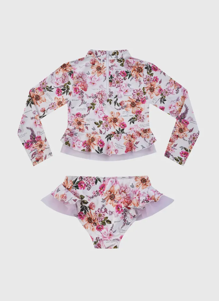 Rashies|Sets^Aqua Blu Long Sleeve Rash Vest Set Chase