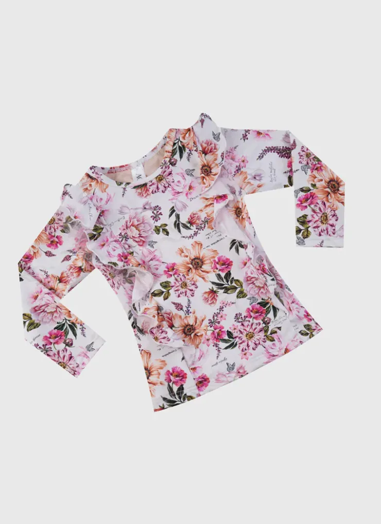 Rashies^Aqua Blu Long Sleeve Rash Vest Chase