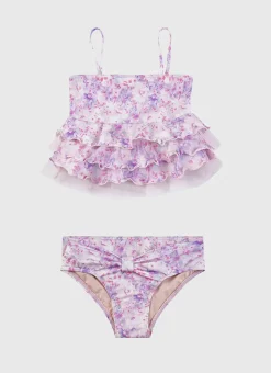 Shop Juniors (3-7)|Sets^Aqua Blu Halter Neck Bikini Set Cherry Blossom