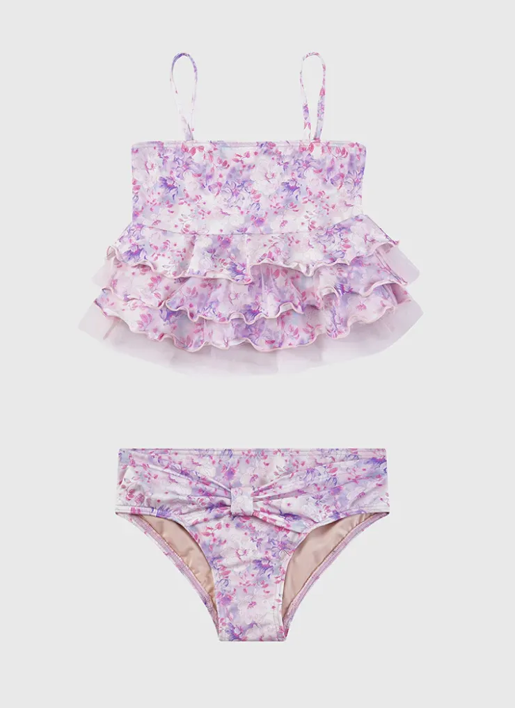 Shop Juniors (3-7)|Sets^Aqua Blu Halter Neck Bikini Set Cherry Blossom
