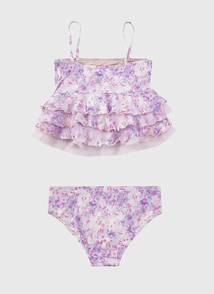Shop Juniors (3-7)|Sets^Aqua Blu Halter Neck Bikini Set Cherry Blossom