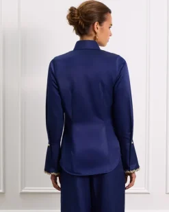 Tops^Aqua Blu Éclat Juliette Blouse