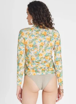 Rash Guards|Tops^Aqua Blu Hayley Rash Guard Dahlia