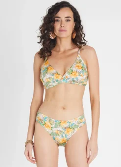 Tops^Aqua Blu Olivia Bikini Top Dahlia