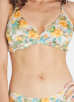 Tops^Aqua Blu Olivia Bikini Top Dahlia