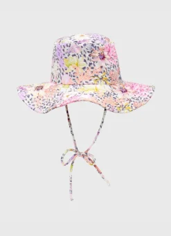 Shop Juniors (3-7)|Hats^Aqua Blu Lycra Hat Daisy