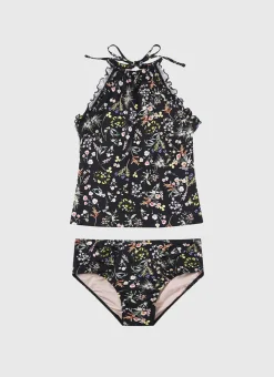 Shop Teens (8-16)|Sets^Aqua Blu Halter Neck Tankini Set (SAMPLE) Dandelion