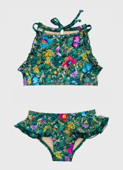 Shop Juniors (3-7)|Sets^Aqua Blu Halter Neck Bikini Set Elm