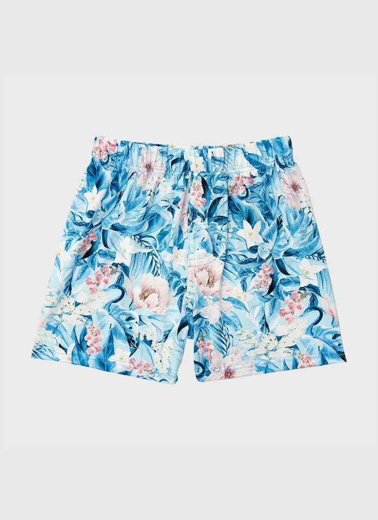 Shop Infants (00-2)|Boardshorts^Aqua Blu Lycra Boardshorts Everglade