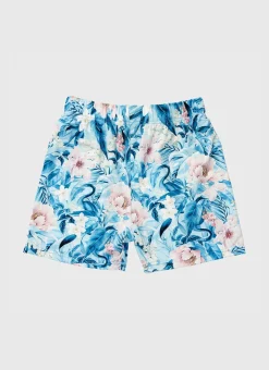 Shop Infants (00-2)|Boardshorts^Aqua Blu Lycra Boardshorts Everglade